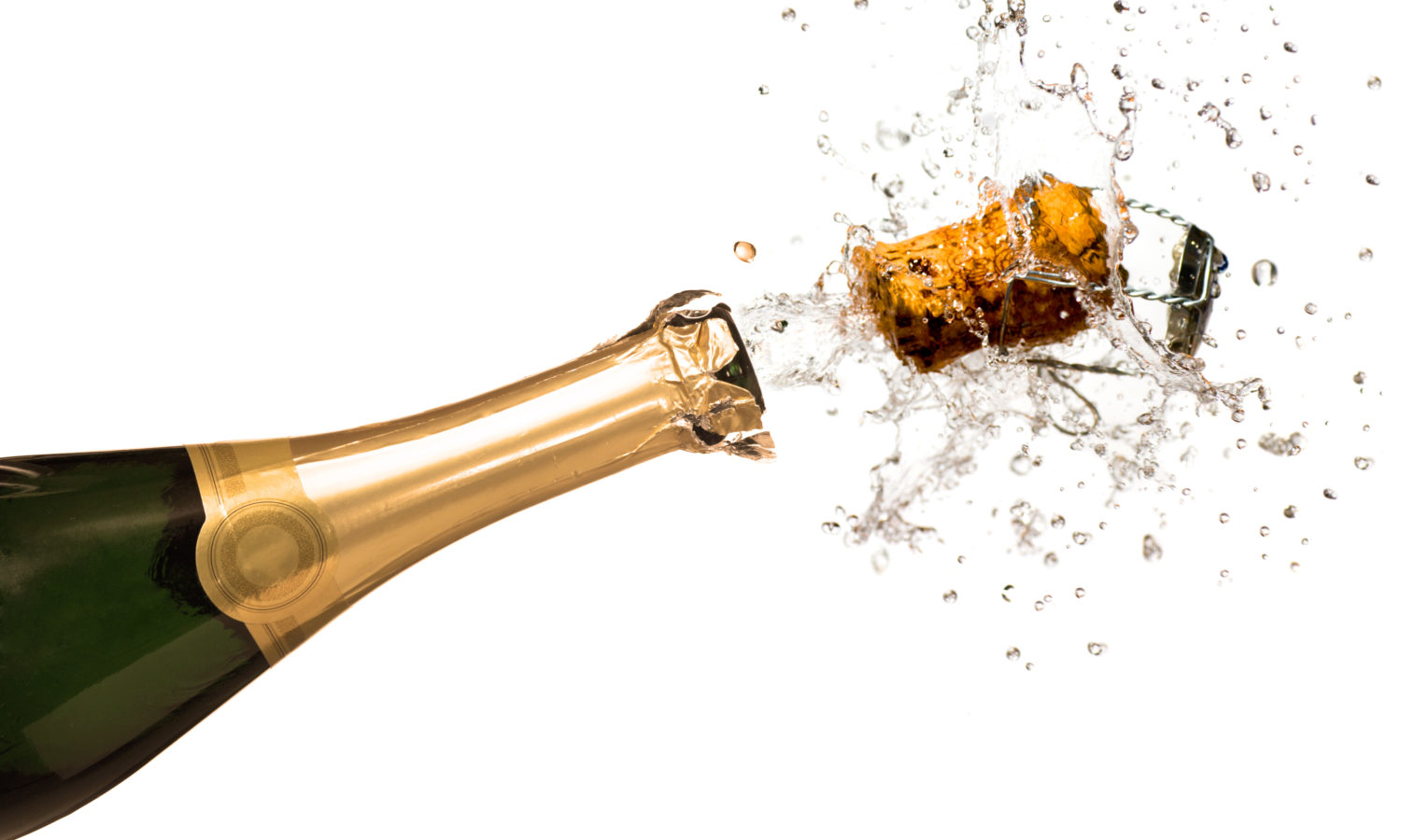 champagne popping